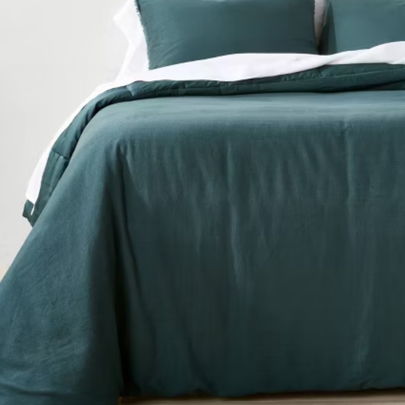 Casaluna linen blend duvet and sham Set Full/queen NWT - Picture 1 of 3